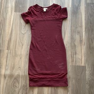 Bozzolo Cocktail Dress With Sheared Detailing